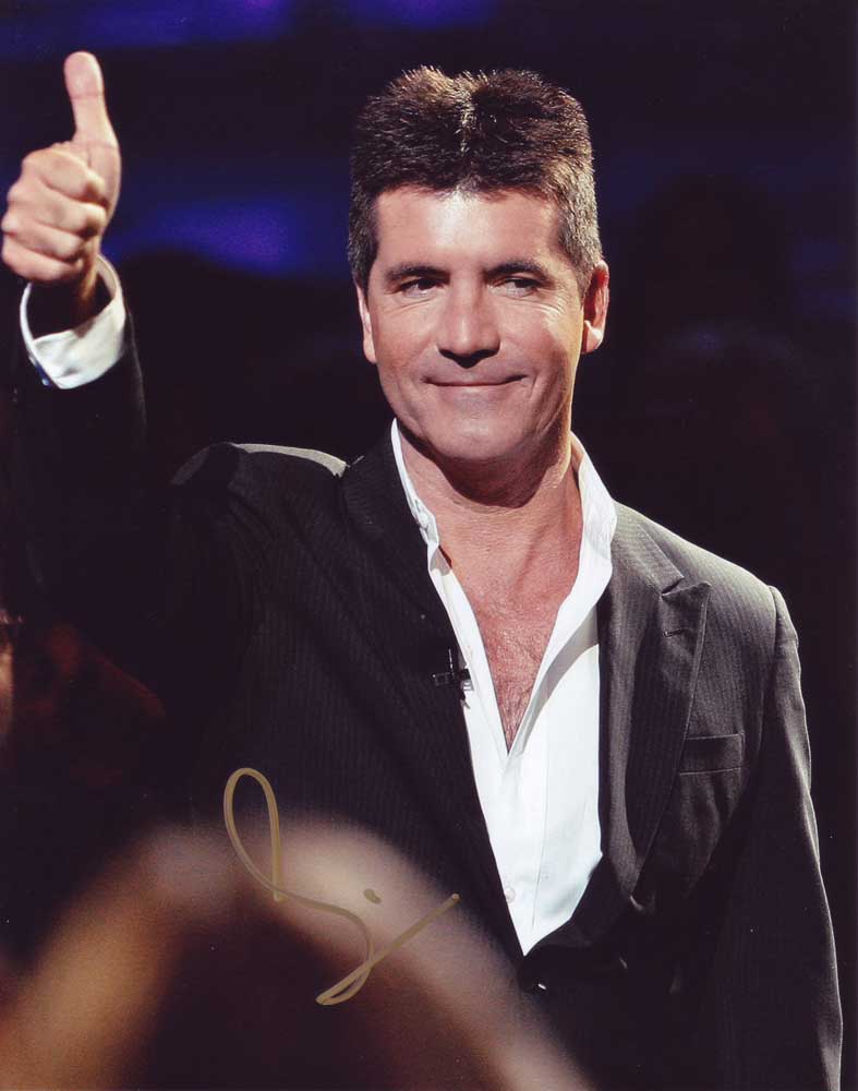 Simon Cowell in-person autographed photo