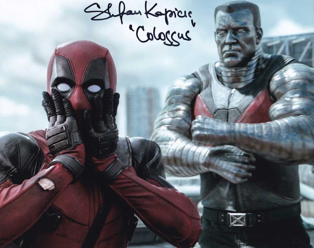 Stefan Kapicic in-person autographed photo Deadpool