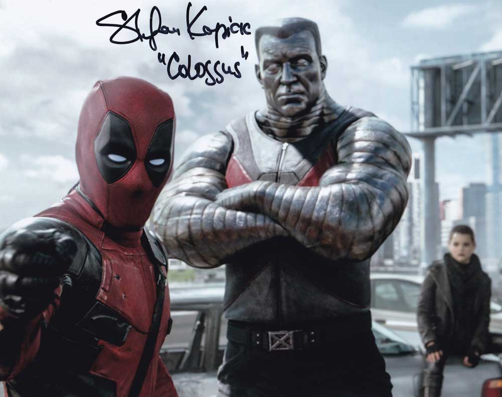 Stefan Kapicic in-person autographed photo Deadpool