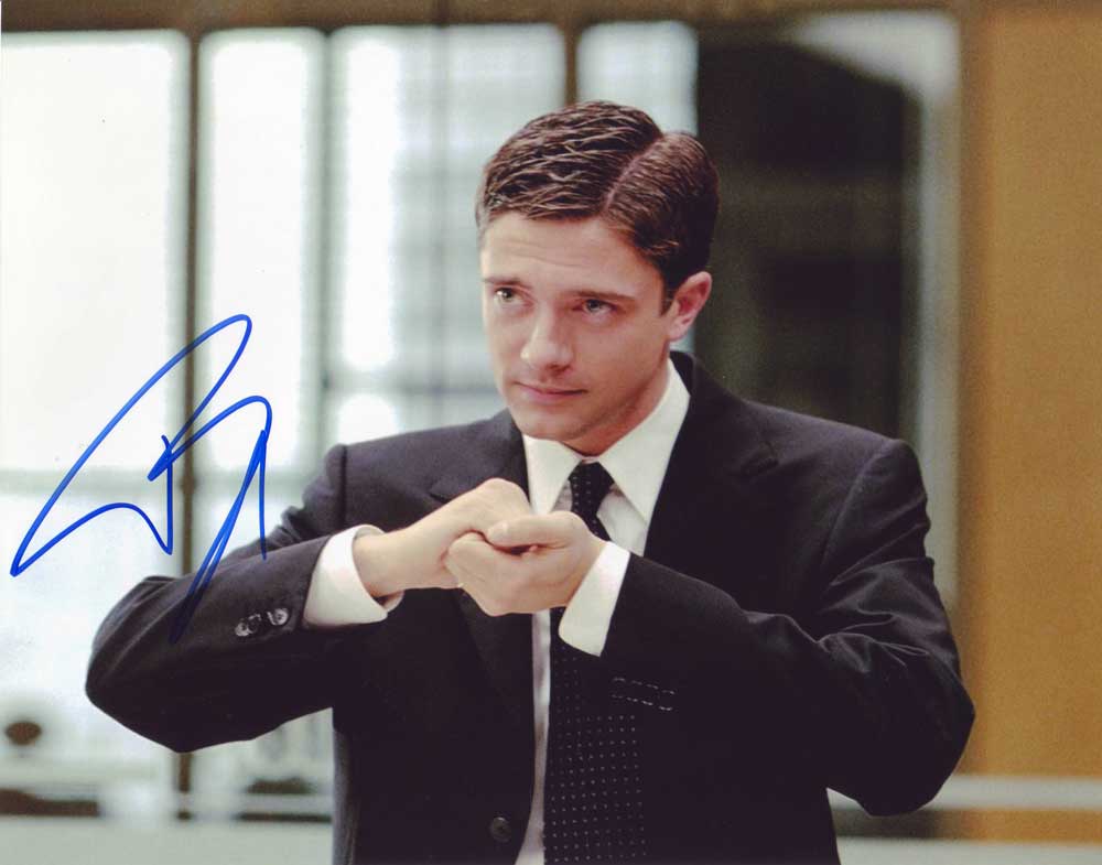 Topher Grace in-person Autographed Photo