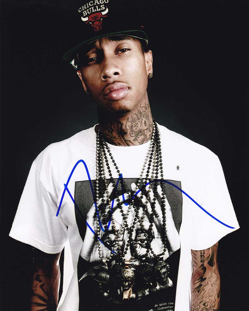 Tyga in-person autographed photo